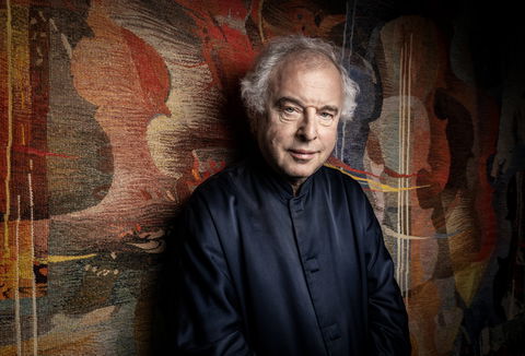 Photo illustrating a concert - event Czech Philharmonic András Schiff