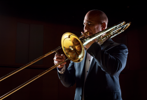 Photo illustrating a concert - event  Festive concert: Moravia Brass Band & Joseph Alessi