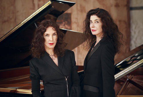 Photo illustrating a concert - event Prague Symphony Orchestra Katia & Marielle Labèque – Piano recital