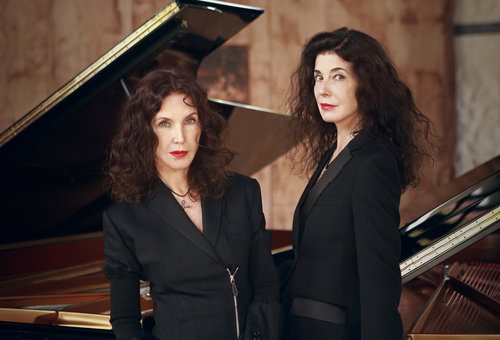 Photo illustrating a concert - event Prague Symphony Orchestra Katia & Marielle Labèque – Piano recital