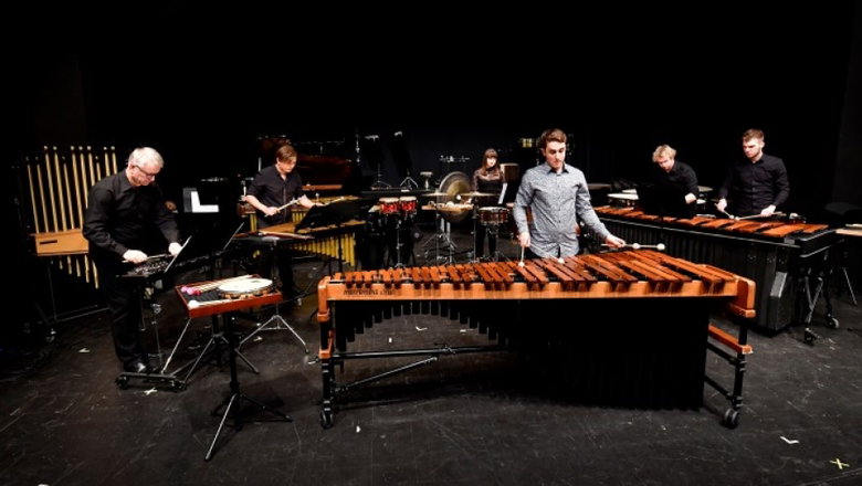 Fotografie ilustrujicí událost Český spolek pro komorní hudbu • HAMU Percussion Ensemble