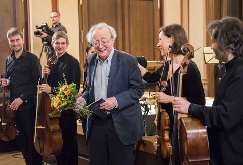 Photo illustrating a concert - event Alfred Brendel • Masterclass – chamber ensembles