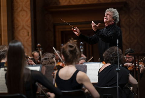 Photo illustrating a concert - event Czech Philharmonic Semyon Bychkov
