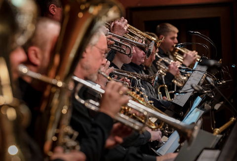 Photo illustrating a concert - event Advent Concert IV Philharmonic Brass