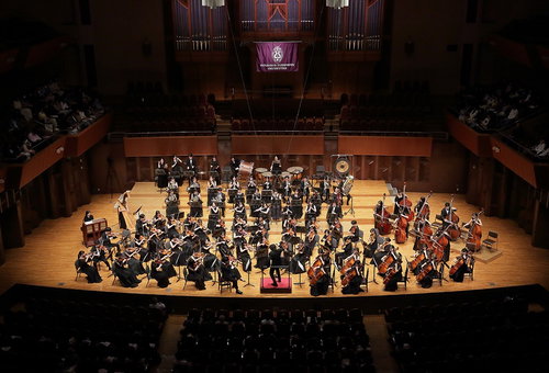 Photo illustrating a concert - event  Koncert vážné hudby