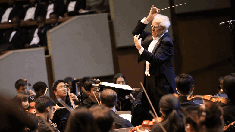 Fotografie ilustrujicí událost Benjamin Zander & Zlatomir Fung • Boston Philharmonic Youth Orchestra