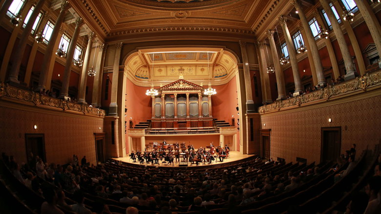 Fotografie ilustrujicí událost Baltimore Symphony Youth Orchestra v Rudolfinu