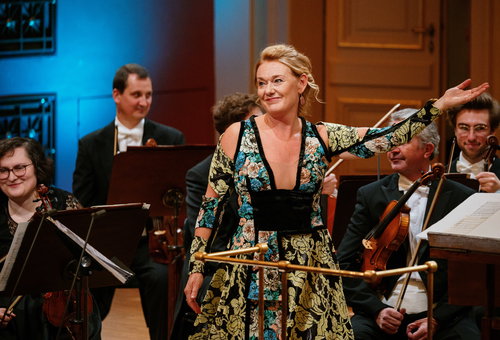 Photo illustrating a concert - event Magdalena Kožená Czech Philharmonic