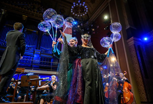 Photo illustrating a concert - event Prague Philharmonia In the Hands of Destiny
