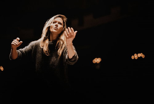 Photo illustrating a concert - event Barbara Hannigan & Czech Philharmonic Prague Spring 2026