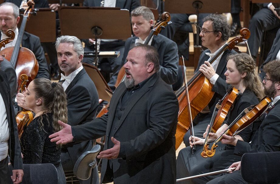 Photo illustrating a concert - event Jana Hrochová & Jaroslav Březina Czech Chamber Music Society