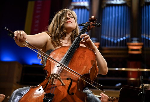Photo illustrating a concert - event Alisa Weilerstein Czech Philharmonic