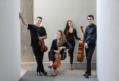 Fotografie ilustrujicí koncert - událost Český spolek pro komorní hudbu Klavírní kvarteto Josefa Suka