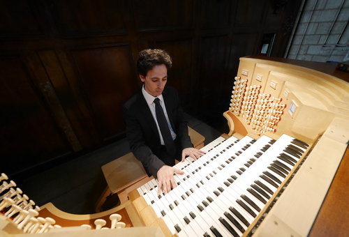 Photo illustrating a concert - event Vincent Dubois Czech Chamber Music Society