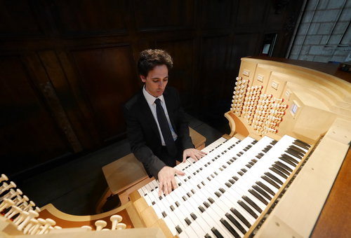 Photo illustrating a concert - event Vincent Dubois Czech Chamber Music Society