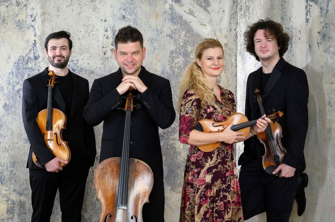  Pavel Haas Quartet, K. Dohnal, T. Františ, P. Vojta, P. Ries Dvořákova Praha