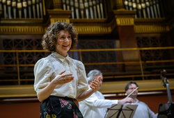 Photo illustrating a concert - event Martha and Čhavorenge in the Realm of Musical Wonders