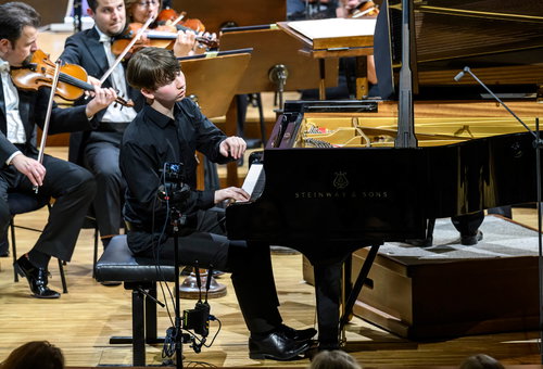 Photo illustrating a concert - event Prague Radio Symphony Orchestra R5 / Rachmaninoff – Prokofiev – Bacewicz
