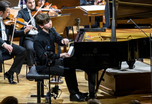 Photo illustrating a concert - event Prague Radio Symphony Orchestra R5 / Rachmaninoff – Prokofiev – Bacewicz