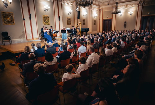 Photo illustrating a concert - event  Concert by members of the Orchestral Academy