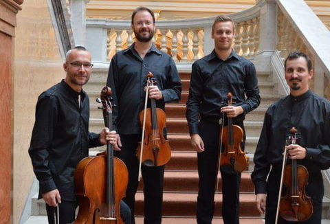 Photo illustrating a concert - event Advent Concert I Divertimento Quartet