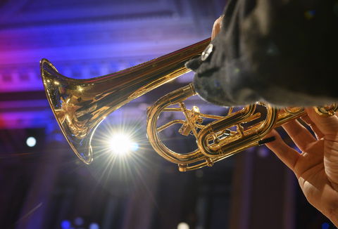 Photo illustrating a concert - event Czech Chamber Music Society Concert of competition winners 