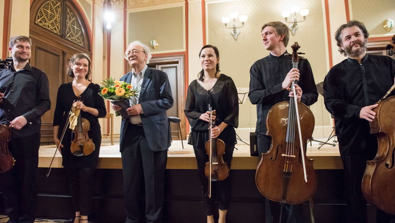 Fotografie ilustrujicí událost Alfred Brendel • Mistrovský kurz pro komorní soubory