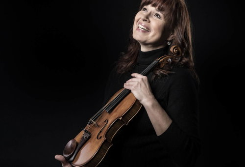 Photo illustrating a concert - event Prague Philharmonia Romana Špačková