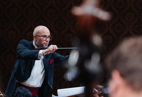 Photo illustrating a concert - event JOHN WILLIAMS film music concert Filmová filharmonie