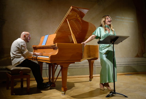 Photo illustrating a concert - event Ivo Kahánek presents Bella Adamova and Ahmad Hedar Klasika o čtvrté