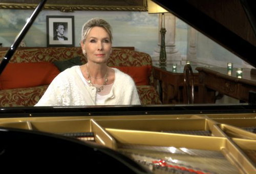 Photo illustrating a concert - event Elisabeth Sombart Piano recital