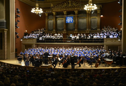 Photo illustrating a concert - event Christmas Concert Prague Philharmonic Children’s Choir