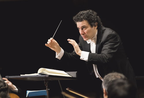 Photo illustrating a concert - event Dvořák Prague Festival Frankfurt Radio Symphony, Alain Altinoglu, Gautier Capuçon