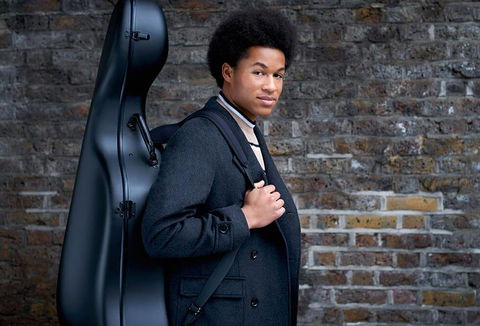 Photo illustrating a concert - event Czech Philharmonic Sheku Kanneh-Mason