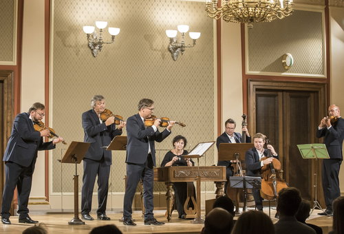 Photo illustrating a concert - event Czech Philharmonic Cimbalom Ensemble Czech Chamber Music Society