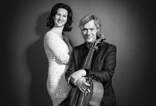 Photo illustrating a concert - event  Music for Violoncello and Piano