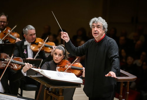Photo illustrating a concert - event Semyon Bychkov Czech Philharmonic