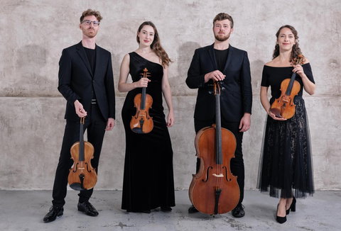 Photo illustrating a concert - event Czech Chamber Music Society • Kukal Quartet