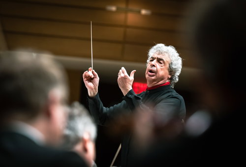 Photo illustrating a concert - event Semyon Bychkov Czech Philharmonic