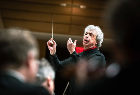 Photo illustrating a concert - event Czech Philharmonic Semyon Bychkov