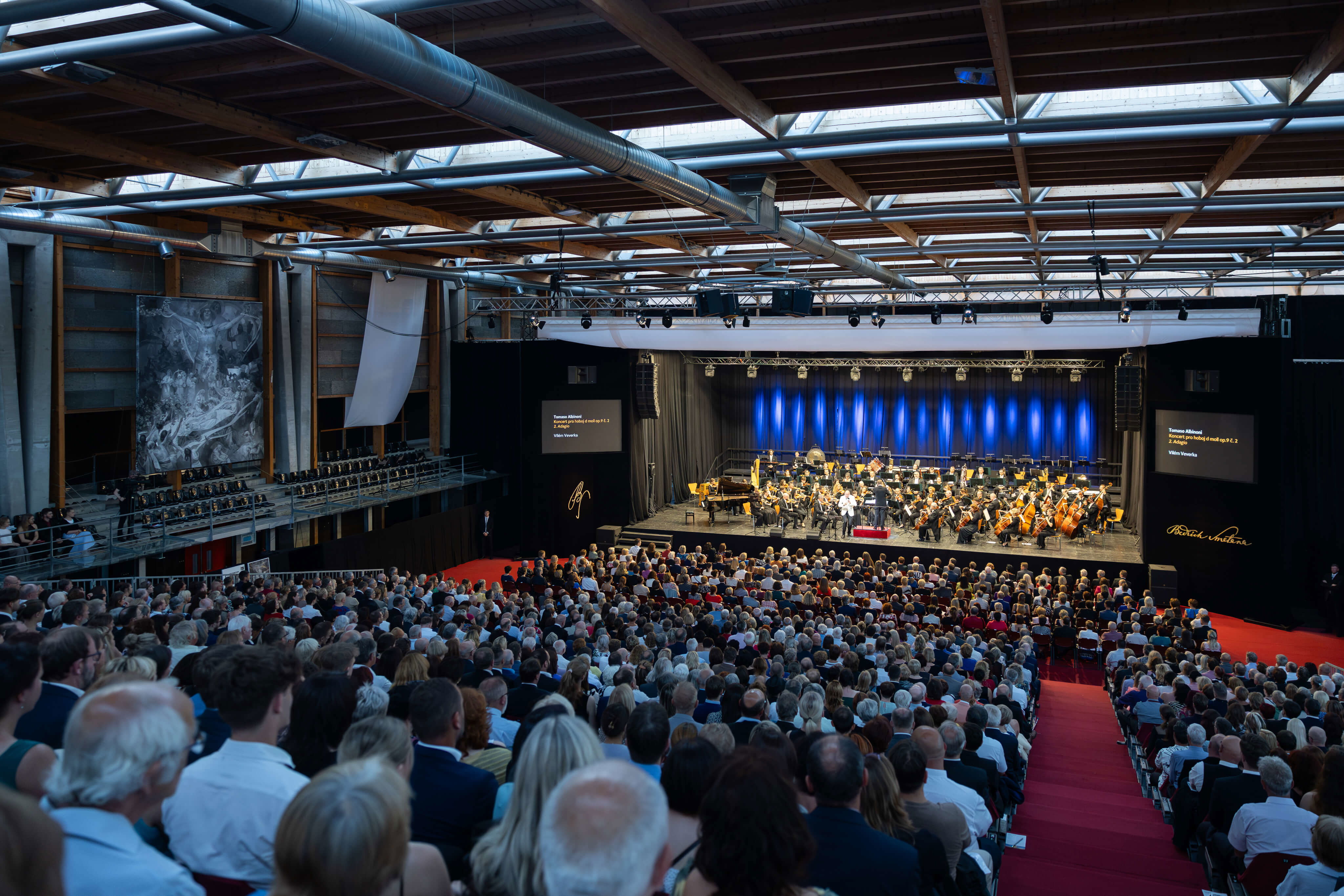 Photo illustrating a concert - event Pierre-Laurent Aimard, Tomáš Netopil Smetana Litomyšl Festival