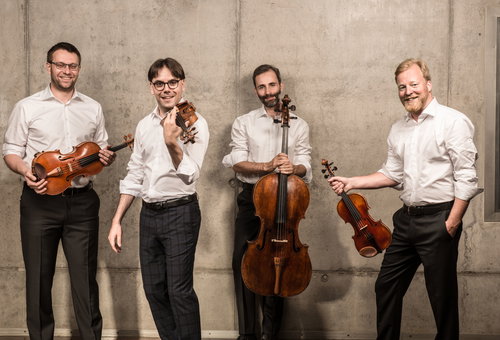 Photo illustrating a concert - event Zemlinsky Quartet Czech Chamber Music Society