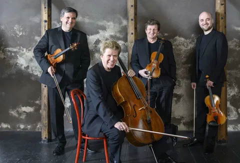 Photo illustrating a concert - event Czech Chamber Music Society Wihan Quartet