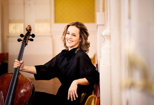 Photo illustrating a concert - event Sol Gabetta Czech Philharmonic