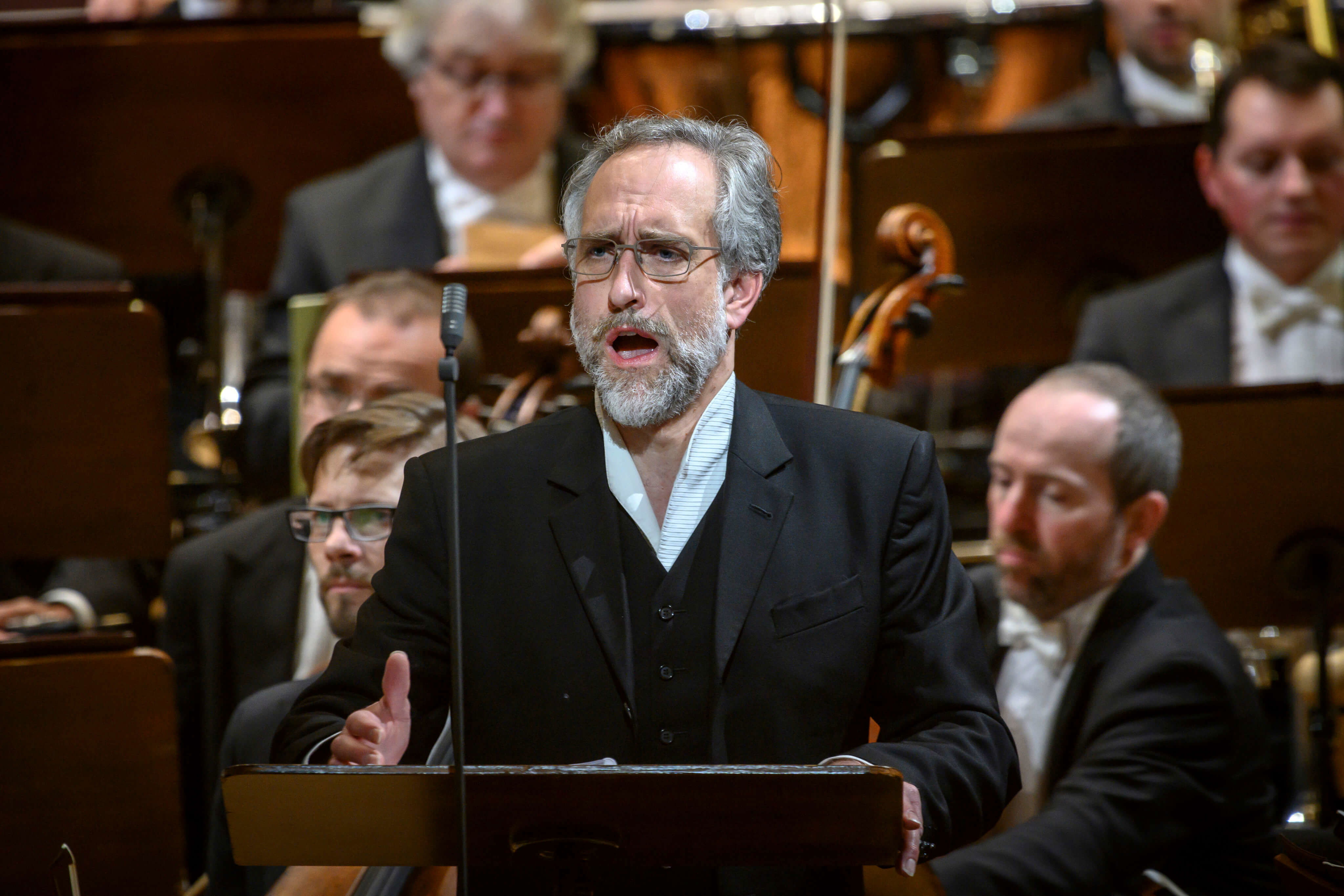 Photo illustrating a concert - event Christian Immler Czech Philharmonic