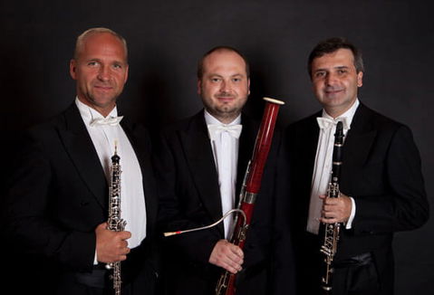 Photo illustrating a concert - event Czech Chamber Music Society Prague Wind Trio