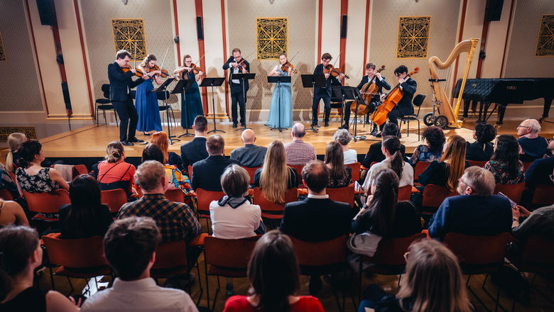 Photo illustrating the event Czech Philharmonic • Concert by members of the Orchestral Academy 1