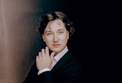 Photo illustrating a concert - event Maxim Emelyanychev Czech Philharmonic
