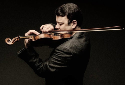 Photo illustrating a concert - event Prague Philharmonia Vadim Gluzman