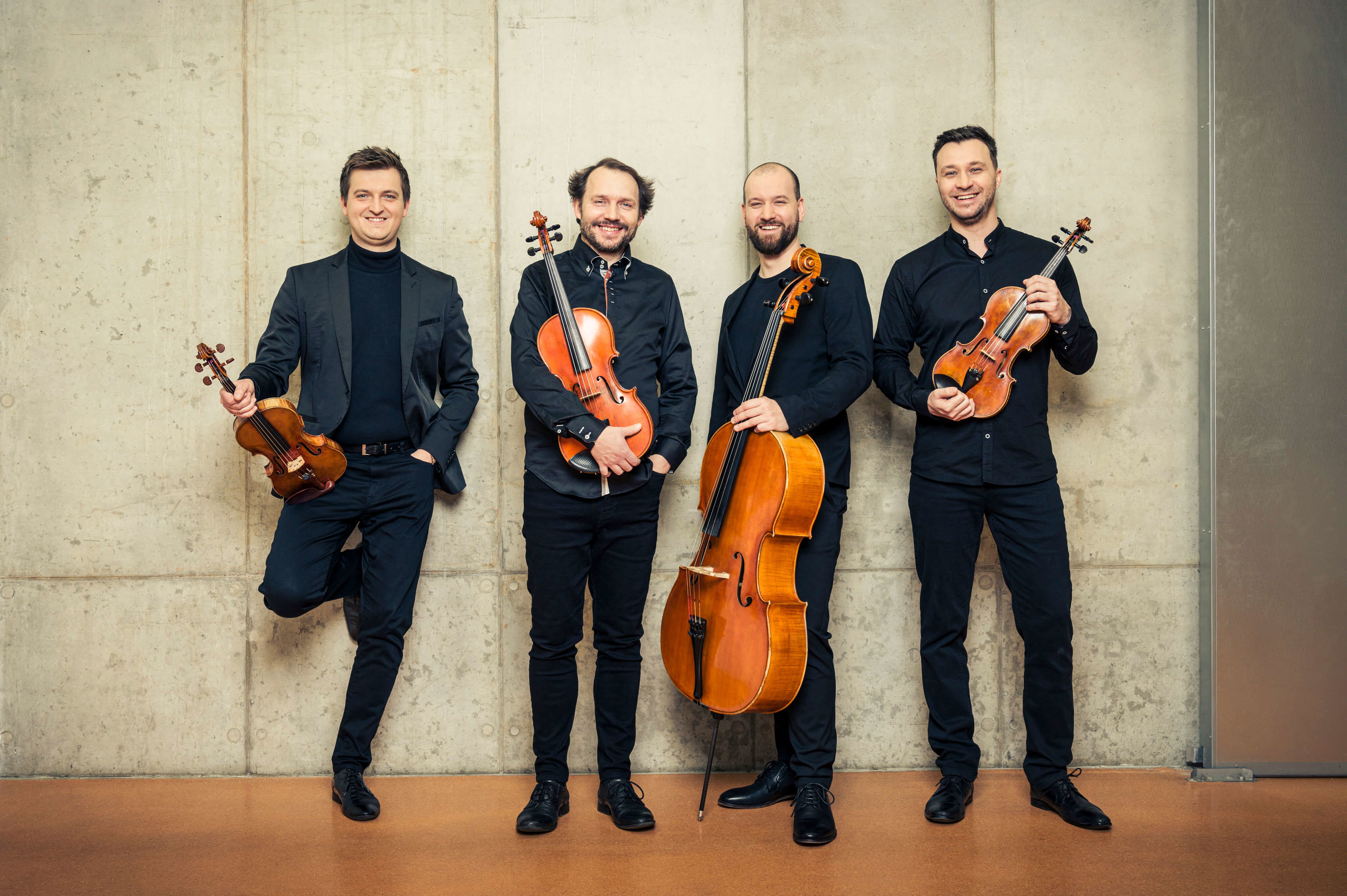 Photo illustrating a concert - event Pavel Bořkovec Quartet Czech Chamber Music Society